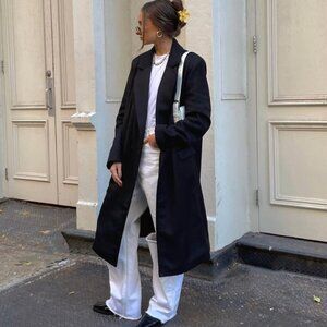 WeWoreWhat Twill Blazer Coat